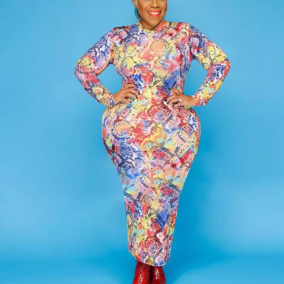 Printed dress - Picture 2 of 6